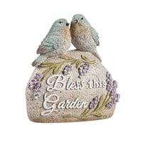 Birds and Lavender Garden Stone -