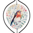 Glass Bird Windspinner Hanging Décor
