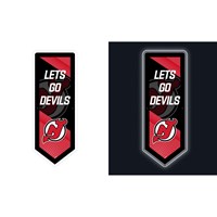 New Jersey Devils LED Wall Decor, Pennant