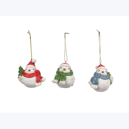Resin Christmas Bird ornament
