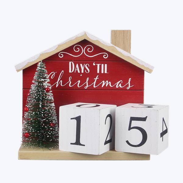 Wood House Advent Block Calendar