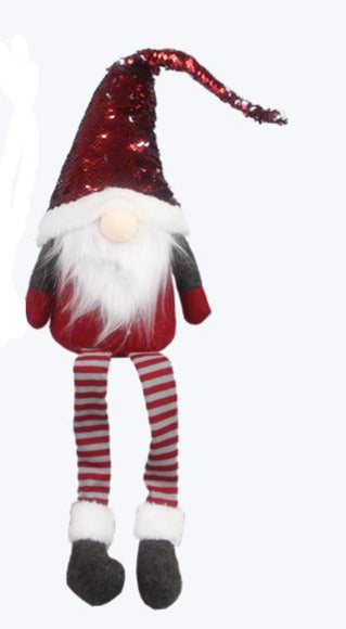 Fabric Christmas Gnome Shelf Sitter