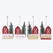 Wooden Barn Statement Ornaments