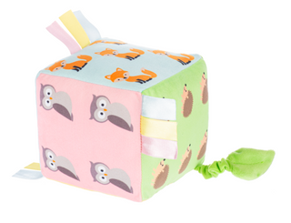 5" Woodland Animal Counting Cube/Rattle