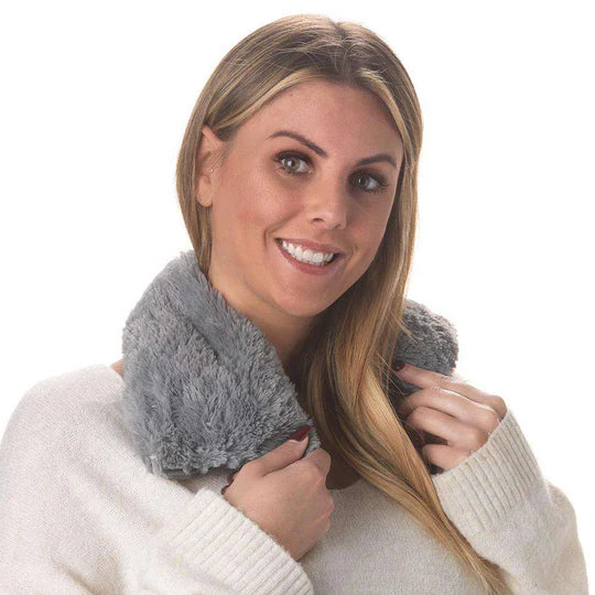 Marshmallow Gray Warmies Neck Wrap