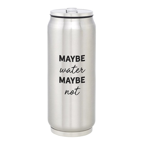 Large 12oz Stainless Steel Can - Maybe Water