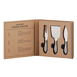 Gourmet Cheese Knives Book Box