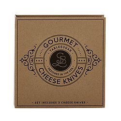 Gourmet Cheese Knives Book Box
