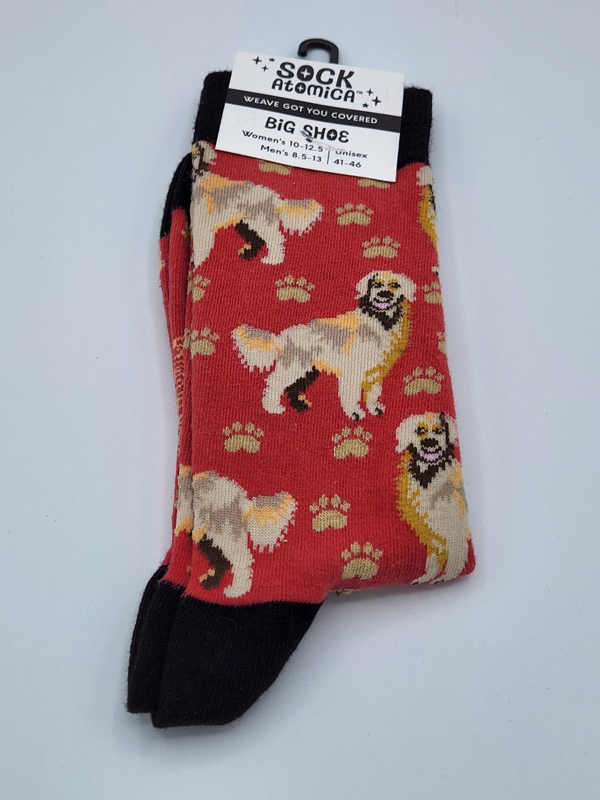Unisex Dog Print Socks-Choose From 14 Breeds