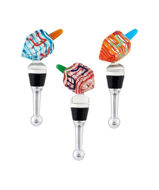Bottle Stoppers - Hanukkah Dreidel