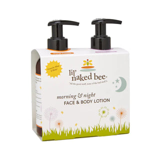 Lil' Naked Bee Morning & Night Lotion Gift Set