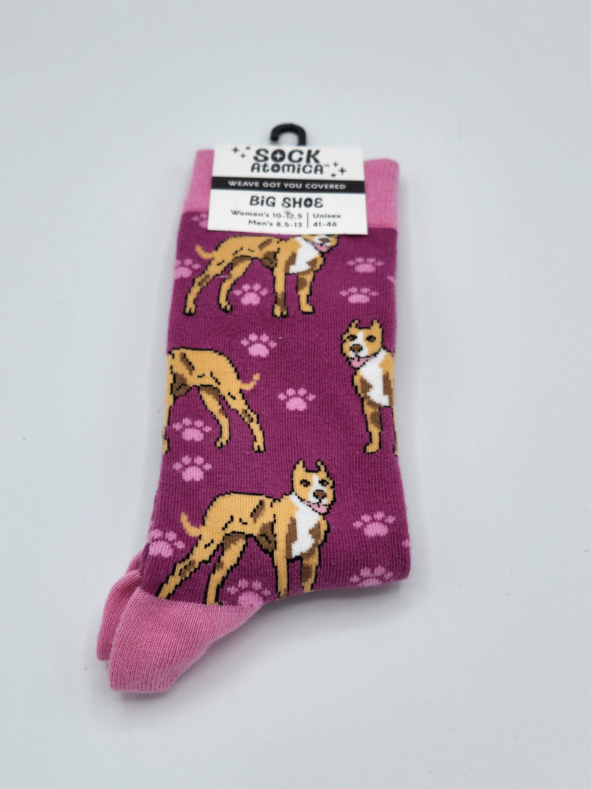 Unisex Dog Print Socks-Choose From 14 Breeds