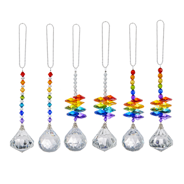 Rainbow Pendant Charms Acrylic