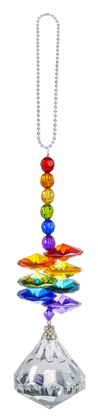 Rainbow Pendant Charms Acrylic