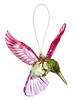 Acrylic 3 Color Meadow Hummingbird Ornament