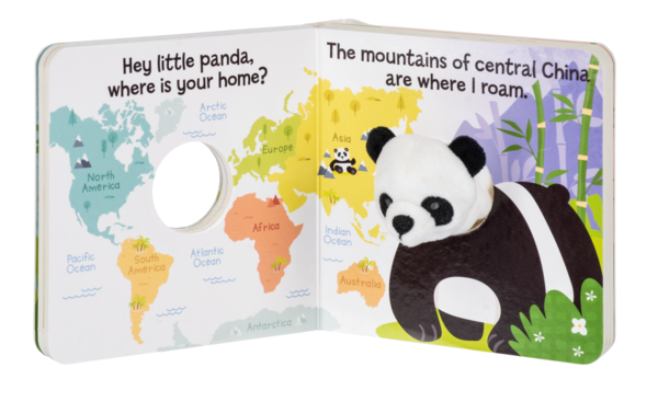 Poly-Poly Panda Finger Puppet Book