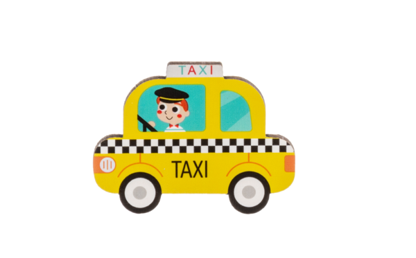 Wooden Transportation Layered Puzzle-12mo+