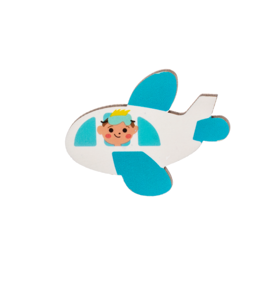 Wooden Transportation Layered Puzzle-12mo+