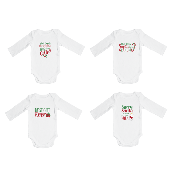 Holiday Diaper Shirt 3-6mos