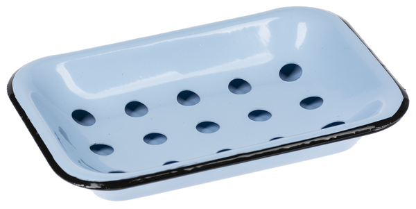 Layered 2-Piece Enamel Painted Soap Dish