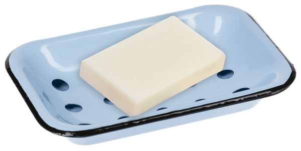 Layered 2-Piece Enamel Painted Soap Dish