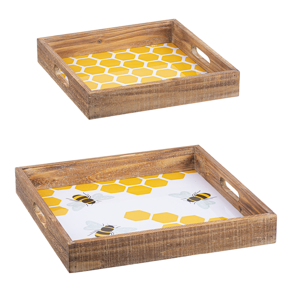 Honeycomb Large Square Tray, Small Tray