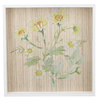 Wild Flower Tray with Natural Woven Background
