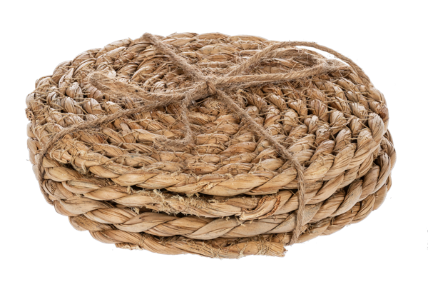 Rattan Woven Coaster Set-4