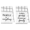 Family Text Tea Towel