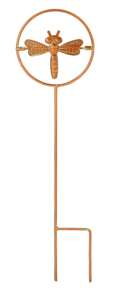 Copper Patina Mini Kinetic Garden Stake