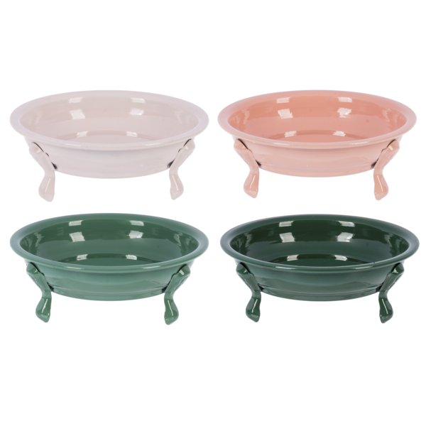 Boho Clawfoot Enamel Round Tub