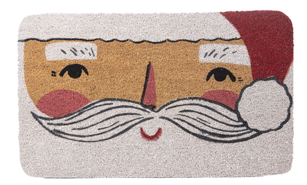 Santa Face Coir Doormat