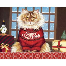 Squeaky’s Christmas Boxed Christmas Cards (18 pack) w/ Decorative Box by Lowell Herrero