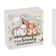 Bunnies in Love Block