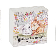 Bunnies in Love Block