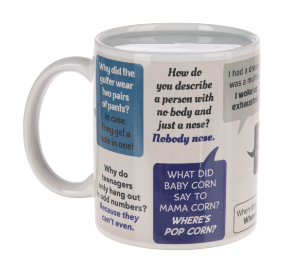 Dad Jokes Magic Ceramic Hot Beverage Mug