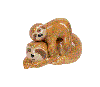 Stacking Salt & Pepper Shakers - Sloths