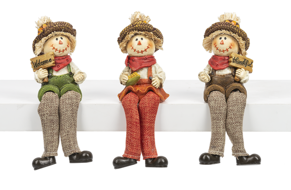 Scarecrow Shelfsitters- Choose from 3 Styles