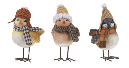Cozy Birds Fall Figurine