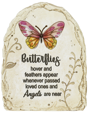 Whisper I Love You Butterfly Memorial - Garden Stones