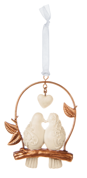 Love Bird Anniversary Ornament