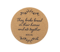 Our Daily Bread Round Cork Trivet