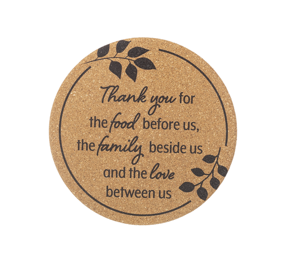 Our Daily Bread Round Cork Trivet