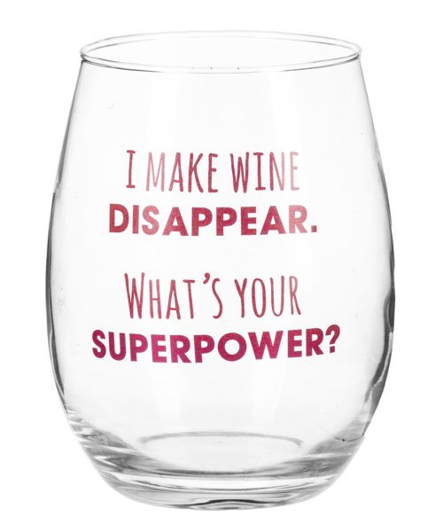 Stemless Wine Glass -22oz