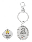 Pet Tag and Key Ring Set