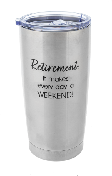 Retirement Themed 16oz Coffee Tumbler