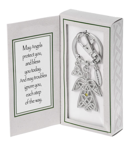 Celtic Blessings Key Ring in a Gift Box