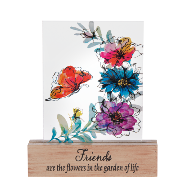 Modern Florals - Desk Plaque