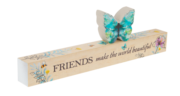 Modern Florals Sentiment Stacked Shelfsitter Set