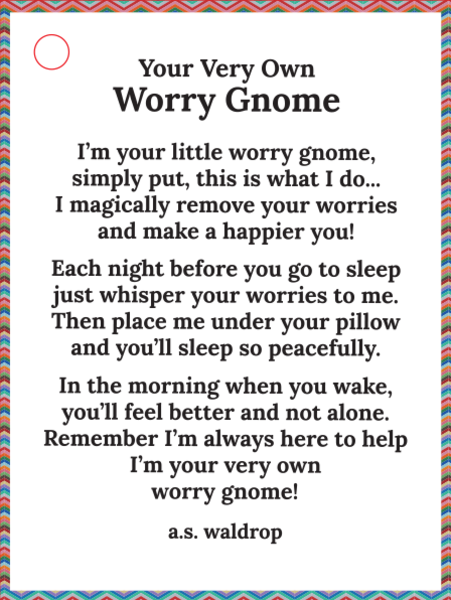 Your Very Own Worry Gnomes Shelfsitter